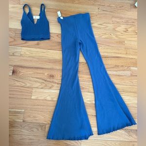 Aerie Blue Lounge Set Size Small with Tags